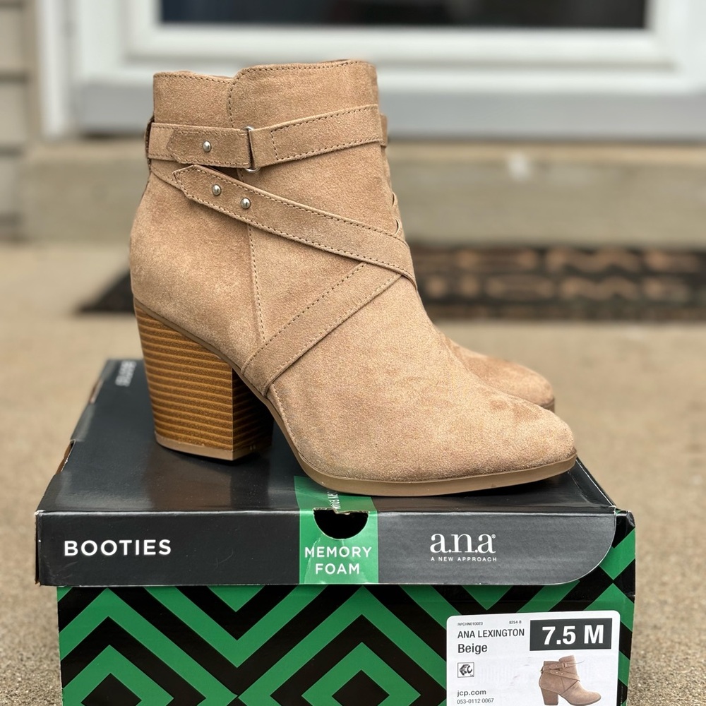 Tan Booties
